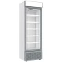 DIAMOND - Vitrine ventilée positive caisson lumineux blanche 494 L