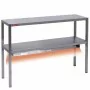 DIAMOND - Déclassé - Etagère de chef chauffante 2 niveaux L. 1000 mm