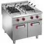 DIAMOND - Déclassé - Cuiseur à pâtes gaz 2 cuves 40 L sur meuble fermé