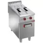 DIAMOND - Déclassé - Friteuse électrique 2 cuves 8 L sur meuble fermé