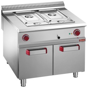 DIAMOND - Déclassé - Bain-marie électrique 8x GN 1/3-150 mm armoire ouverte
