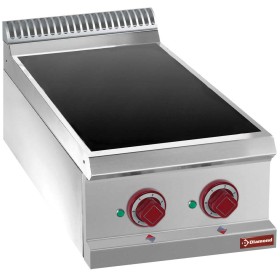 DIAMOND - Déclassé - Cuisinière électrique vitrocéramique 2 zones