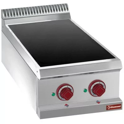 DIAMOND - Déclassé - Cuisinière électrique vitrocéramique 2 zones