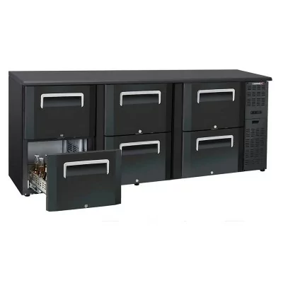 CASSELIN - Arrière bar 3 x 2 tiroirs 500 L