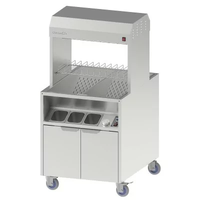 CASSELIN - Poste de salage double chauffe traversant 800 sur placard