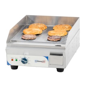 CASSELIN - Plaque à snacker électrique compacte rainurée
