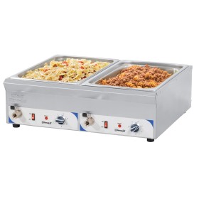 CASSELIN - Double bain-marie avec robinet de vidange GN 1/1 - 100 mm