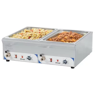 CASSELIN - Double bain-marie avec robinet de vidange GN 1/1 - 100 mm