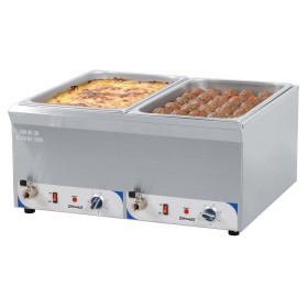 CASSELIN - Double bain-marie avec robinet de vidange GN 1/1 - 200 mm