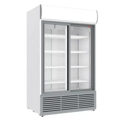 DIAMOND - Armoire positive à boissons 2 portes 1230 L, blanc