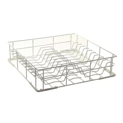 HOONVED - Panier carré pour assiettes - 20 assiettes