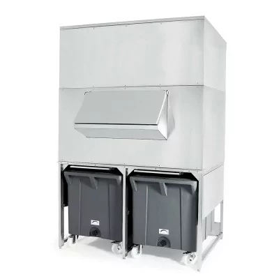 BREMA - Réserve inox 1000kg avec chariots de manutention pour SPLIT 600