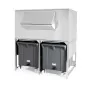 BREMA - Réserve inox 300kg avec chariots de manutention pour SPLIT600