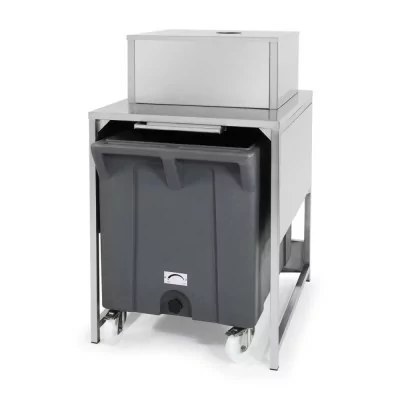 BREMA - Réserve inox 17kg avec chariot de manutention pour G280/G510/TM450