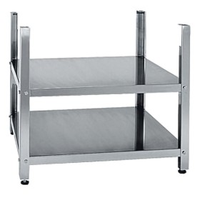 HOONVED - Réhausse inox ouverte avec étagère pour HSP3