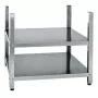 HOONVED - Réhausse inox ouverte avec étagère pour HSP3