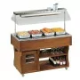 TECFRIGO - Desserte ISOLA maintien en température plaque vitrocéramiques 4 GN 1/1