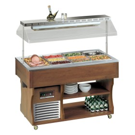 TECFRIGO - Desserte ISOLA maintien en température bain-marie à eau 6 GN 1/1