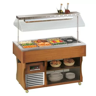 TECFRIGO - Desserte ISOLA maintien en température statique dans la cuve 6 GN 1/1