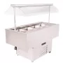 TECFRIGO - Desserte ISOLA inox bain-marie 4 GN 1/1