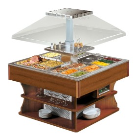 TECFRIGO - Desserte OASI maintien en température statique dans la cuve 8 GN 1/1