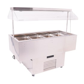 TECFRIGO - Desserte ISOLA inox positive ventilée 4 GN 1/1