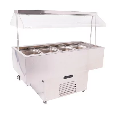 TECFRIGO - Desserte ISOLA inox positive ventilée 4 GN 1/1