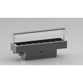 TECFRIGO - Desserte ISOLA inox positive ventilée 8 GN 1/1