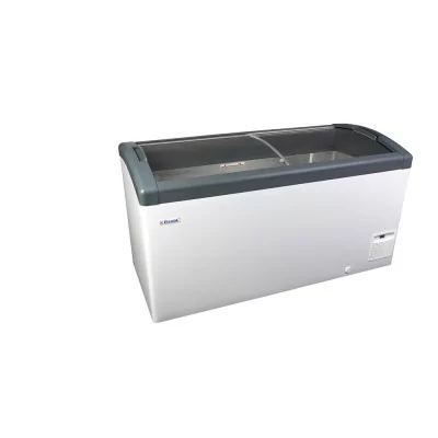 ELCOLD - Glacier 151 cm 418 L arrondi vitré