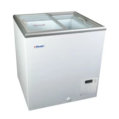 ELCOLD - Glacier plat multifonction 76 cm 163 L vitré
