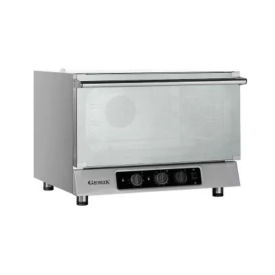 GIORIK - Four à convection électrique 3 niveaux GN1/1 ou 600x400 porte basculante 2 vitesse humidificateur 400 V