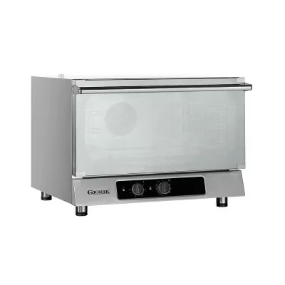 GIORIK - Four à convection électrique 3 niveaux GN1/1 ou 600x400 porte basculante 1 vitesse 400 V