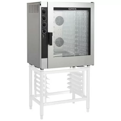 GIORIK - Four mixte électrique à injection 10 niveaux GN 1/1 600x400 avec humidificateur et sonde