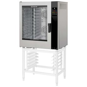 GIORIK - Four mixte réversible 10 niveaux GN 1/1 - 600x400 vapeur par injection - ferrage à gauche - lavage intégrée