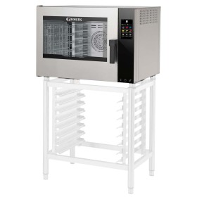 GIORIK - Four mixte réversible 5 niveaux GN 1/1 - 600x400 vapeur par injection - ferrage à gauche - lavage intégré