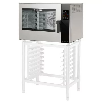 GIORIK - Four mixte réversible 5 niveaux GN 1/1 - 600x400 vapeur par injection - ferrage à gauche - lavage intégré