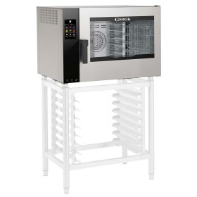 GIORIK - Four mixte réversible 5 niveaux GN 1/1 - 600x400 vapeur par injection - ferrage à droite - lavage intégré