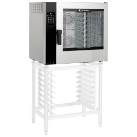 GIORIK - Four mixte réversible 7 niveaux GN 1/1 - 600x400 vapeur par injection - ferrage à droite - lavage intégré