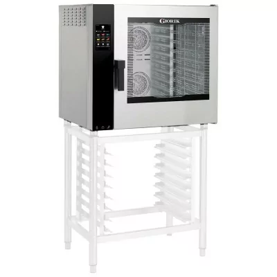 GIORIK - Four mixte réversible 7 niveaux GN 1/1 - 600x400 vapeur par injection - ferrage à droite - lavage intégré