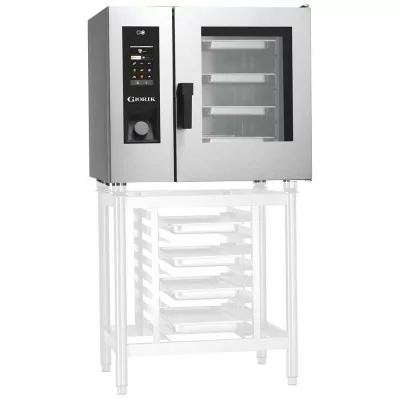 GIORIK - Four mixte électrique interface OneTouch 6 niveaux GN1/1 vapeur injection avec système de lavage