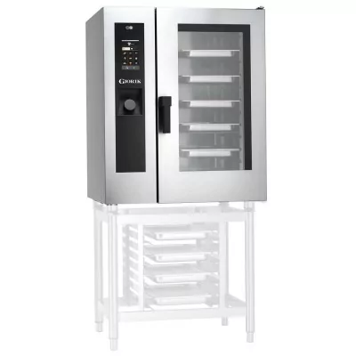 GIORIK - Four mixte électrique interface OneTouch 10 niveaux GN 1/1 vapeur injection avec système de lavage