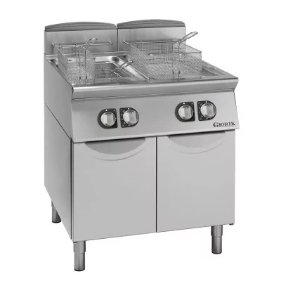 GIORIK - Friteuse électrique commandes électromécaniques 2x17 L