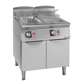 GIORIK - Friteuse électrique commandes électroniques 2x21 L