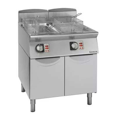 GIORIK - Friteuse électrique commandes électroniques 2x21 L