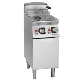 GIORIK - Friteuse gaz brûleurs internes commandes électroniques 2x8 L