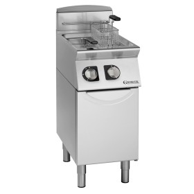 GIORIK - Friteuse gaz brûleurs internes commandes électromécaniques 2x8 L