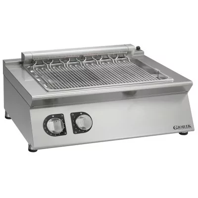 GIORIK - Grill vapeur électrique 2 grilles 80x90x25