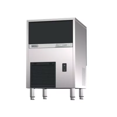 BREMA - Machine à glaçons pleins cubiques 42 kg/24h réserve 16 kg pompe de vidange condenseur air