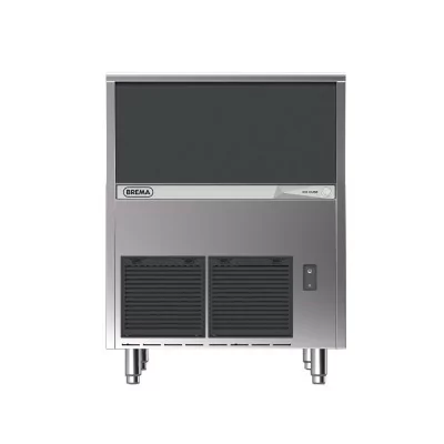 BREMA - Machine à glaçons pleins 71 kg/24h réserve 40kg condenseur air pompe de vidange