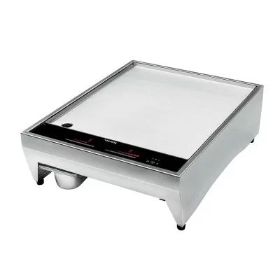 TECNOX - Plancha posable 2 foyers gamme Design 2,8 kW